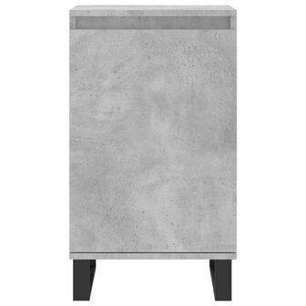 Dressoir 40x35x70 cm bewerkt hout betongrijs 5