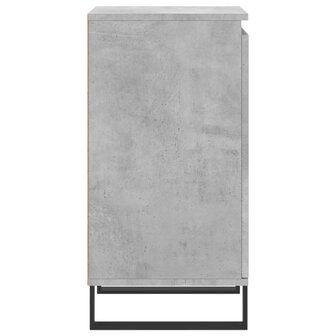 Dressoir 40x35x70 cm bewerkt hout betongrijs 7