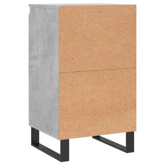 Dressoir 40x35x70 cm bewerkt hout betongrijs 8