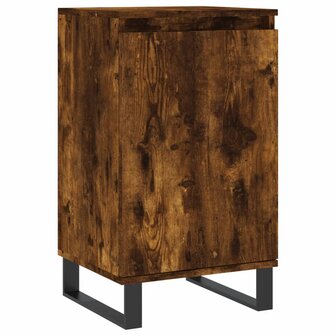 Dressoir 40x35x70 cm bewerkt hout gerookt eikenkleurig 2