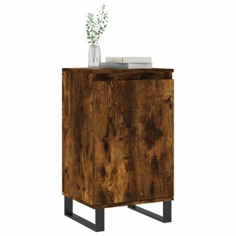 Dressoir 40x35x70 cm bewerkt hout gerookt eikenkleurig 3
