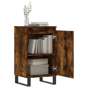Dressoir 40x35x70 cm bewerkt hout gerookt eikenkleurig 4