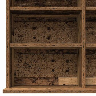 CD-kast 101x23x177,5 cm bewerkt hout oud houtkleurig 7