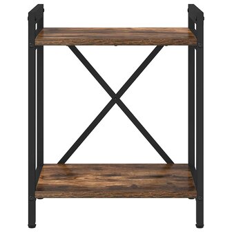 Boekenkast Gerookt eiken 40 x 30 x 48.5 cm Bewerkt hout 4