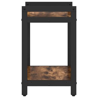 Boekenkast Gerookt eiken 40 x 30 x 48.5 cm Bewerkt hout 5