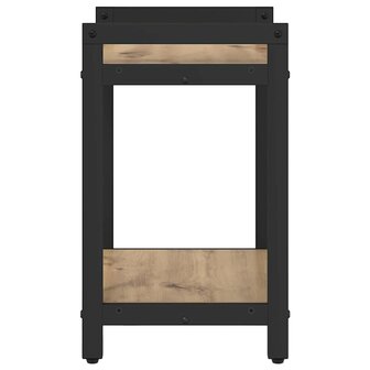 Boekenkast artisanaal eikenkleurig 40 x 30 x 48.5 cm 5