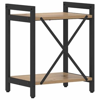 Boekenkast artisanaal eikenkleurig 40 x 30 x 48.5 cm 6