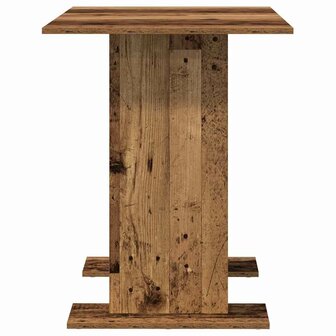 Eettafel 110x60x75 cm bewerkt hout oud houtkleurig 5