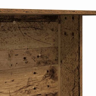 Eettafel 110x60x75 cm bewerkt hout oud houtkleurig 7