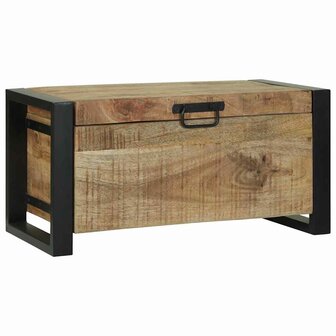 Opbergkisten 60x30x30cm van Massief Mangohout en Metaal 2