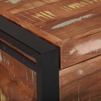 Opbergkisten 60x30x30cm van Massief Gerecycled Hout en Metaal 7