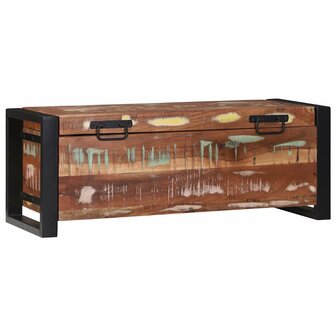 Opbergkisten 80x30x30cm van Massief Gerecycled Hout en Metaal 2