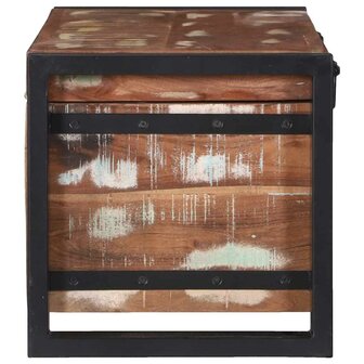 Opbergkisten 80x30x30cm van Massief Gerecycled Hout en Metaal 5