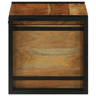 Opbergkisten Bruin 40 x 40 x 40 cm Massief acaciahout 5