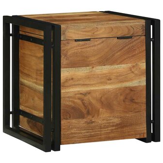 Opbergkisten Bruin 40 x 40 x 40 cm Massief acaciahout 6