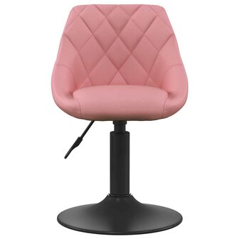 Barkruk Roze 46x44x(62,5-77,5) cm Velvet 2