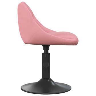 Barkruk Roze 46x44x(62,5-77,5) cm Velvet 3