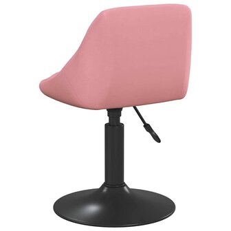 Barkruk Roze 46x44x(62,5-77,5) cm Velvet 4