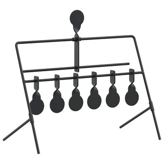 Schietdoel Zwart 40 x 34 x 53 cm Staal 5