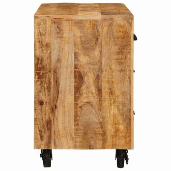 Bijzetkast Bruin 70 x 38 x 63 cm massief mangohout 6