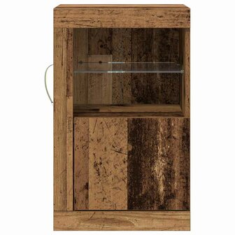 Bijzetkast 2 pcs Oud hout 41 x 37 x 67 cm Bewerkt hout 5