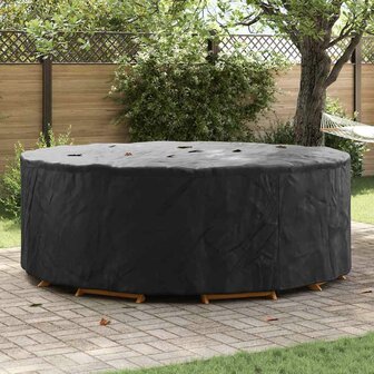 Buitenmeubelhoes Zwart 244 x 244 x 105 cm 420D oxford stof 1