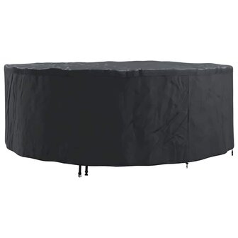Buitenmeubelhoes Zwart 244 x 244 x 105 cm 600D oxford stof 2