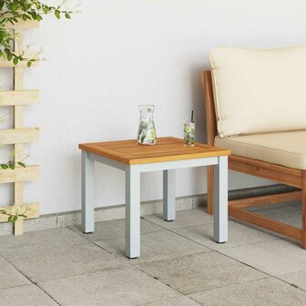 Tuin Bijzettafel 45x45x38 cm Van Massief Acacia Hout 4