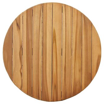 Bistrotafel Bruin 70 x 70 x 75 cm Massief teakhout 5
