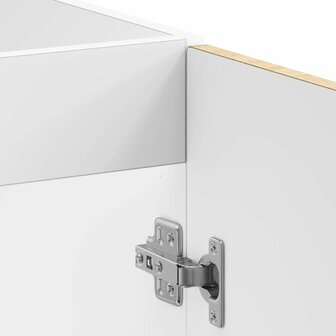 Keukenkast 2 pcs Bruin 80 x 46 x 81.5 cm Bewerkt hout 6