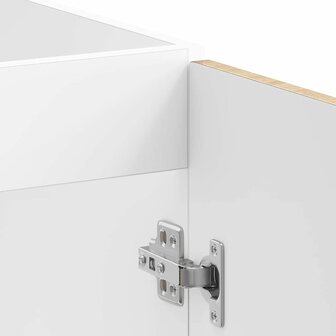 Keukenkast Lucca 2 pcs Bruin 80 x 46 x 81.5 cm Bewerkt hout 6
