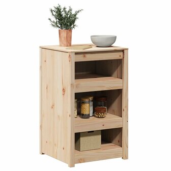 Keukenkast met plank Bruin 55 x 55 x 92 cm Massief grenenhout 3