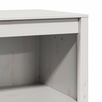 Keukenkast met plank Wit 106 x 55 x 92 cm Massief grenenhout 8