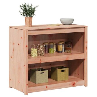 Keukenkast met plank Bruin 106 x 55 x 92 cm massief douglas 3