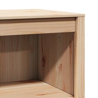 Keukenkast met plank Bruin 106 x 55 x 92 cm Massief grenenhout 8
