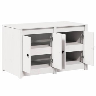 Keukenkast met plank Wit 106 x 55 x 64 cm Massief grenenhout 4
