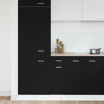 Lade onderkast Zwart eiken 30 x 46 x 81.5 cm Bewerkt hout 4