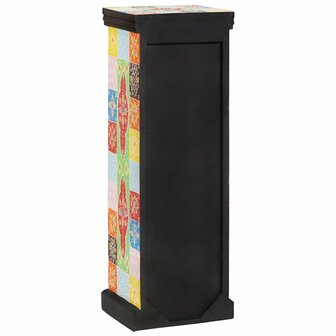 Ladekast met plank Multikleur 30 x 30 x 90 cm Massief mangohout 4