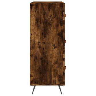Ladekast 69,5x34x90 cm bewerkt hout gerookt eikenkleurig 7