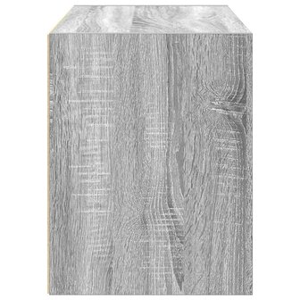 Kast met 2 lades 60x31x40 cm bewerkt hout grijs sonoma eiken 6