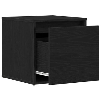 Ladekast met lade Zwart eiken 40.5 x 40 x 40 cm Bewerkt hout 5