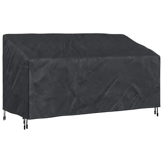 Tuinbankhoes Zwart 175 x 85 x 65 / 94 cm 210D stof 2