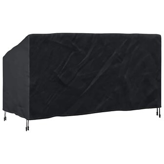 Tuinbankhoes Zwart 175 x 85 x 65 / 94 cm 420D stof 6