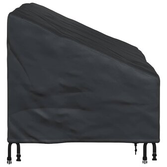 Tuinbankhoes Zwart 130 x 95 x 40 / 80 cm 210D stof 5