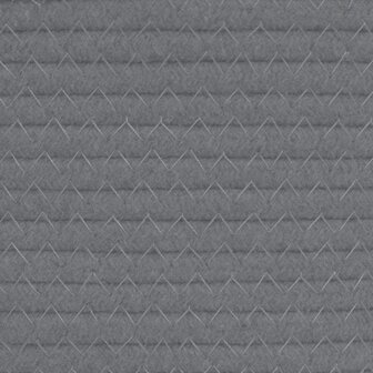 Opbergmand &Oslash; 38x46 cm katoen grijs en wit 7