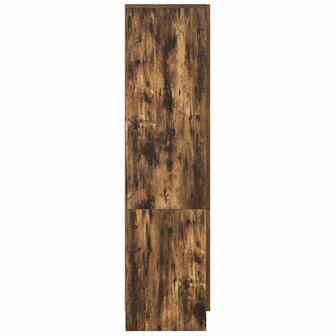 Hoge Kast Gerookt eiken 31.5 x 32 x 124 cm Bewerkt hout 6