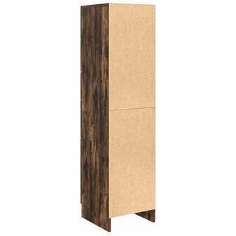 Hoge Kast Gerookt eiken 31.5 x 32 x 124 cm Bewerkt hout 7