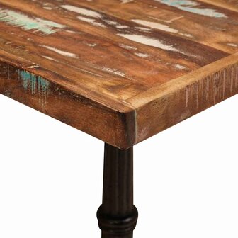 Bistrotafel Bruin 50 x 50 x 76 cm massief gerecycled hout 6