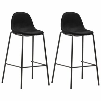 3-delige Barset stof zwart 2