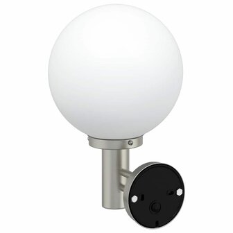 Buiten Wandlamp Zilver 28 x 25 x 38 cm Roestvrij staal 4
